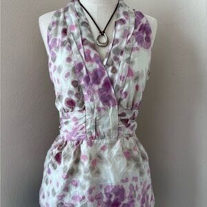 Banana Republic Silk Vintage Halter Blouse